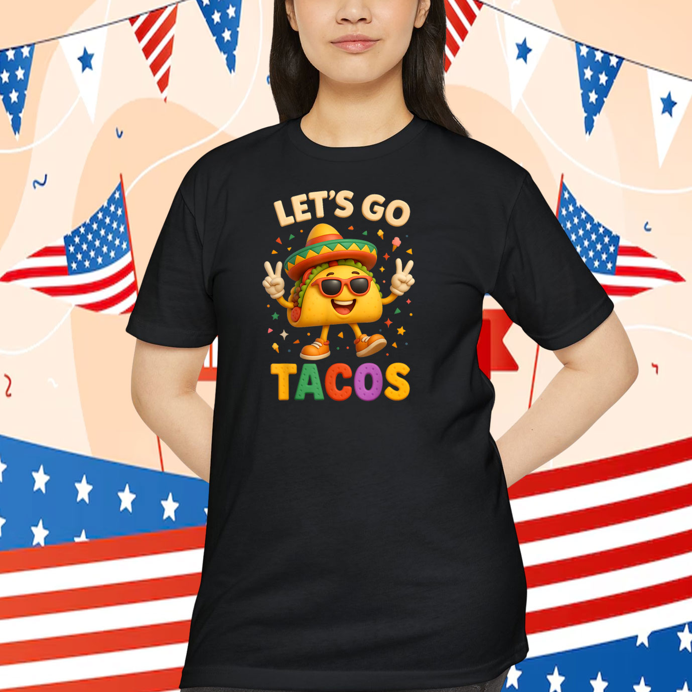 Let’s Go USA TACOS Shirt