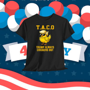 Official T.A.C.O Trump Always Chickens Out Shirt