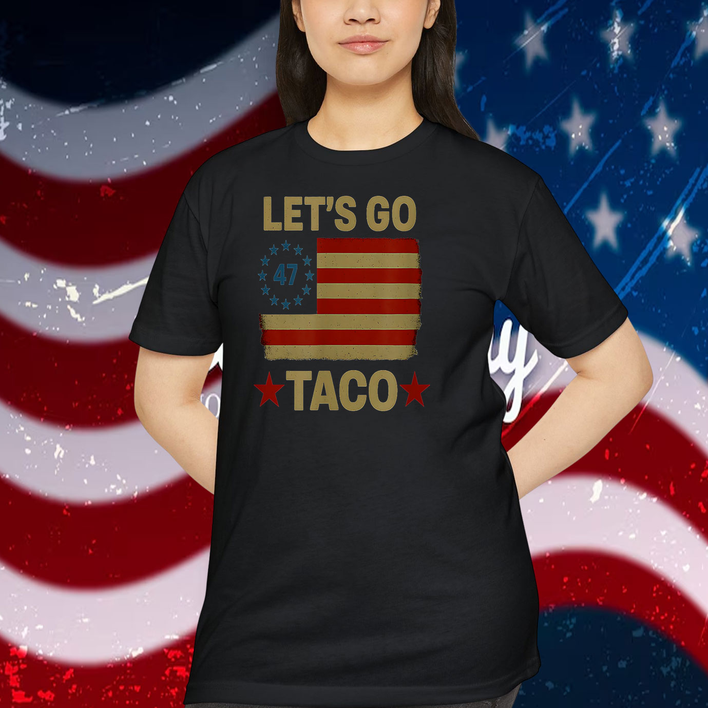 Retro Let's Go Taco 47 Shirt