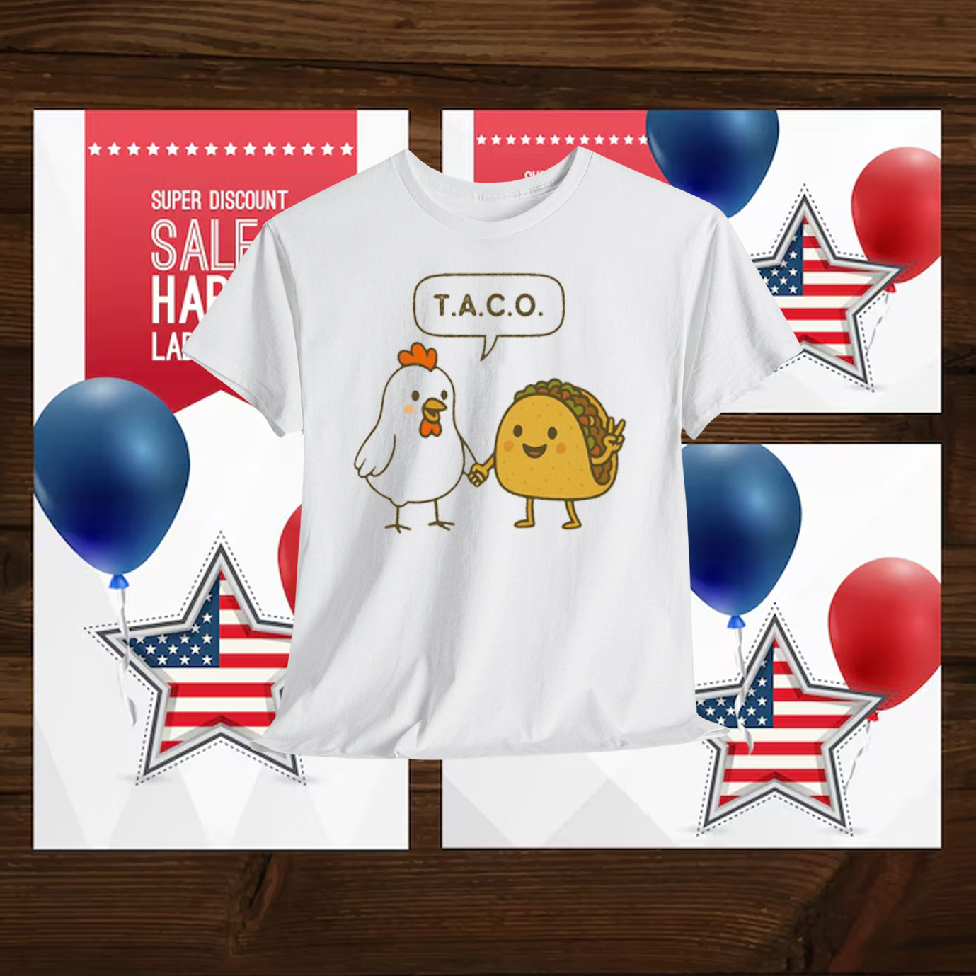 T.A.C.O Chickens Shirt