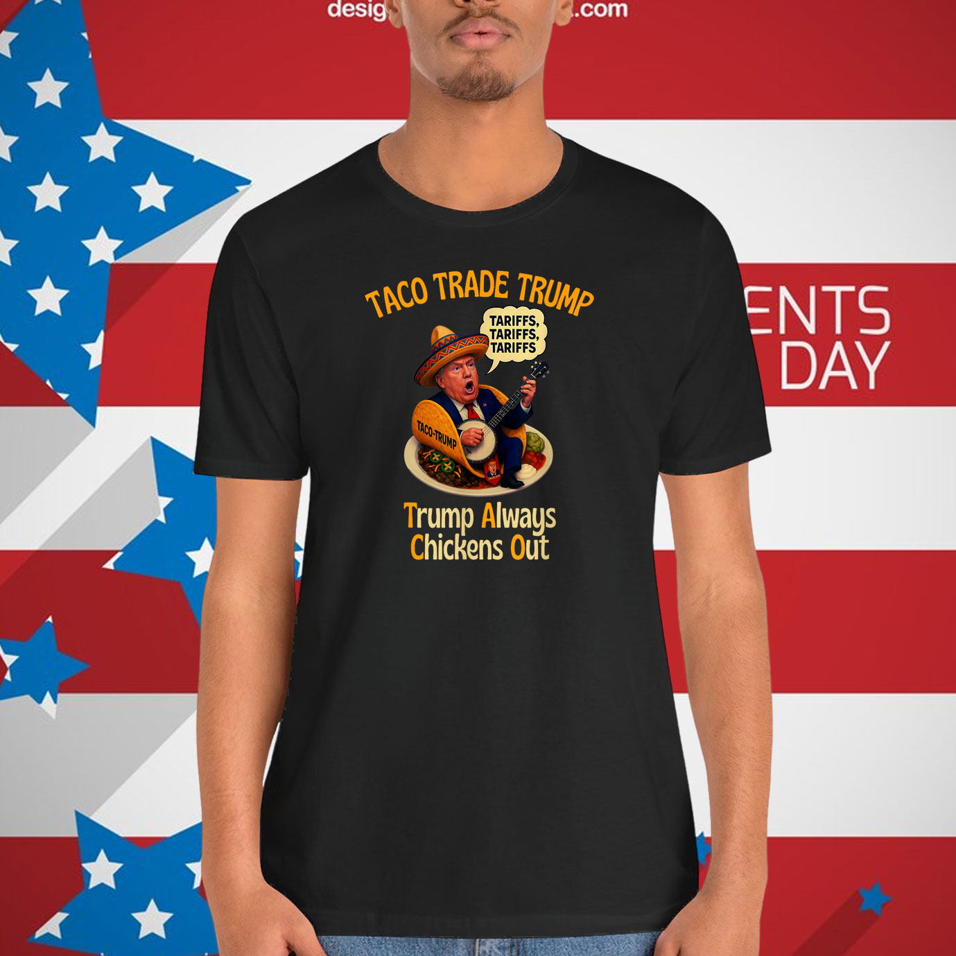 TACO Trade Trump Always Chickens Out Tariffs Shirt