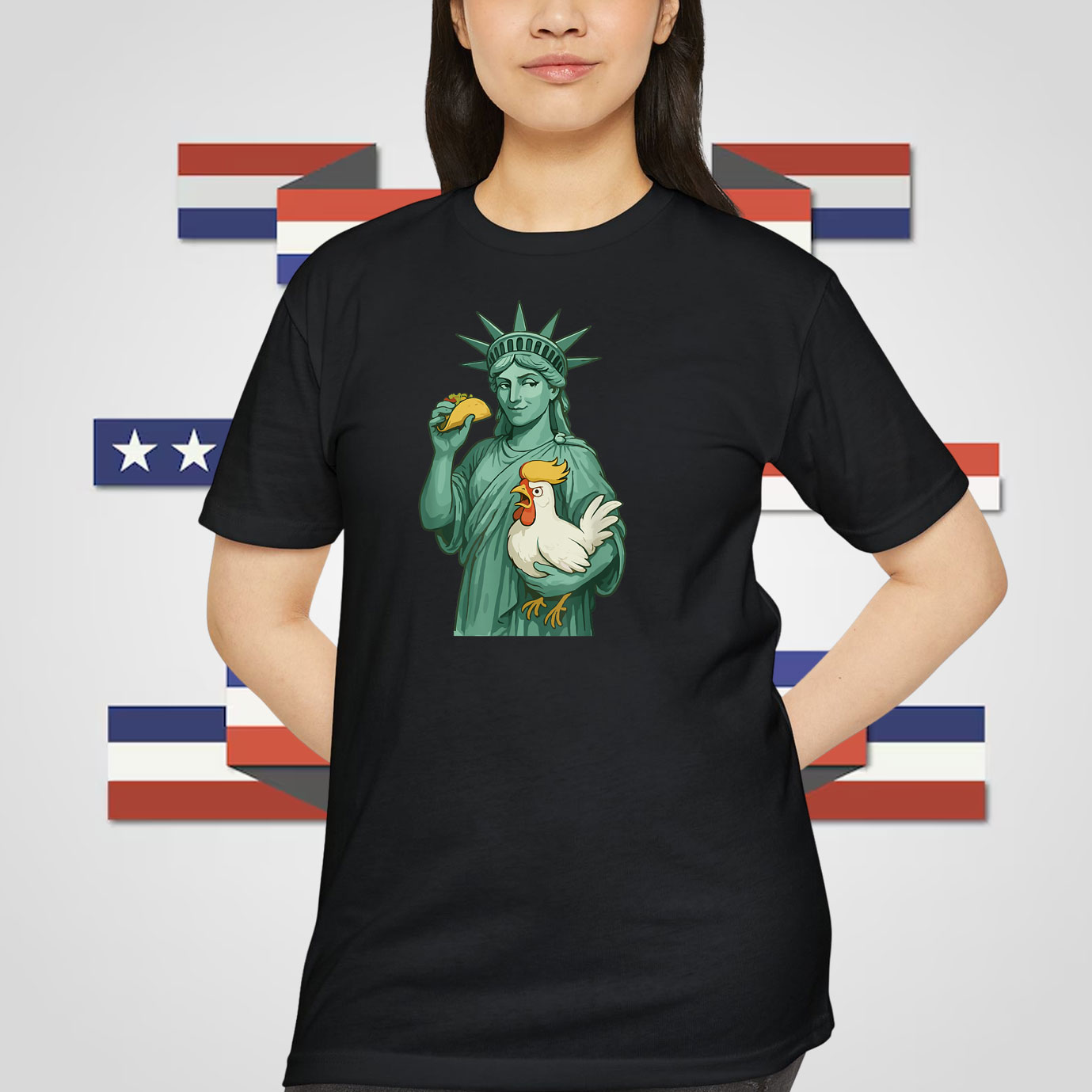 TACO Trump Always Chickens Out Funny 2025 Shirt
