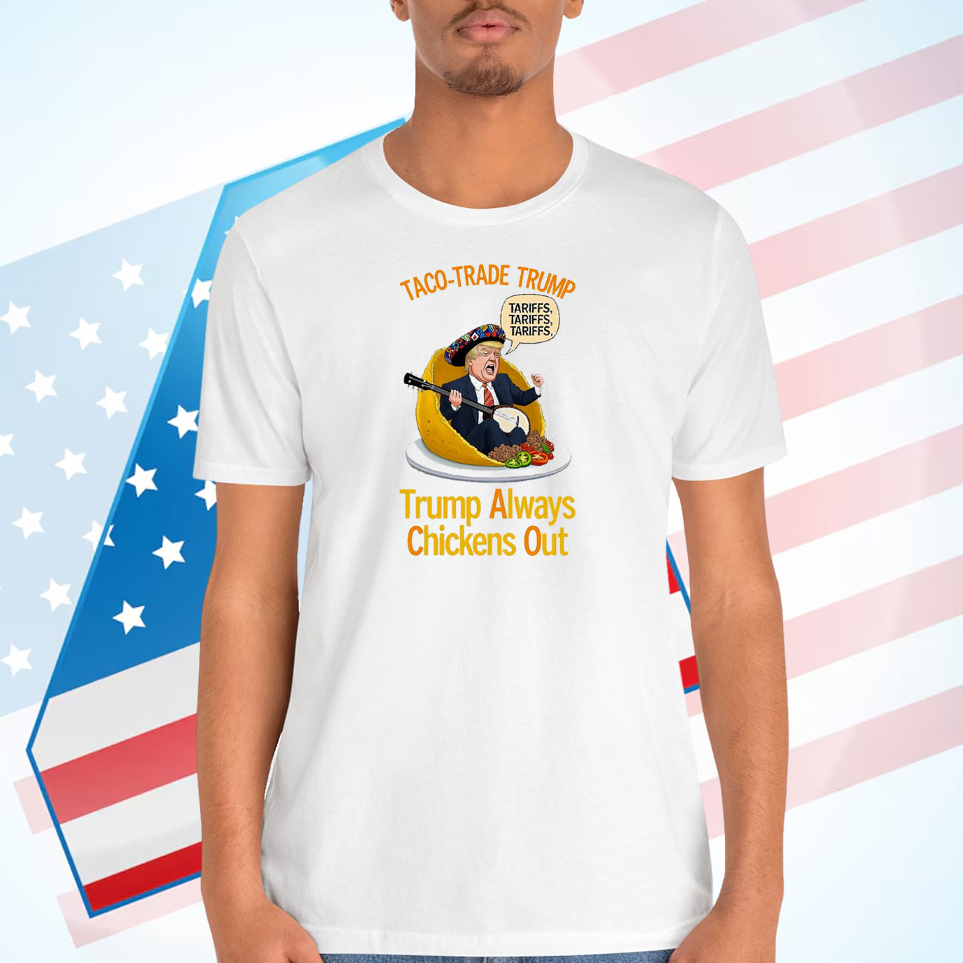 Taco-Trade Trump Trump Always Chickens Out Shirt