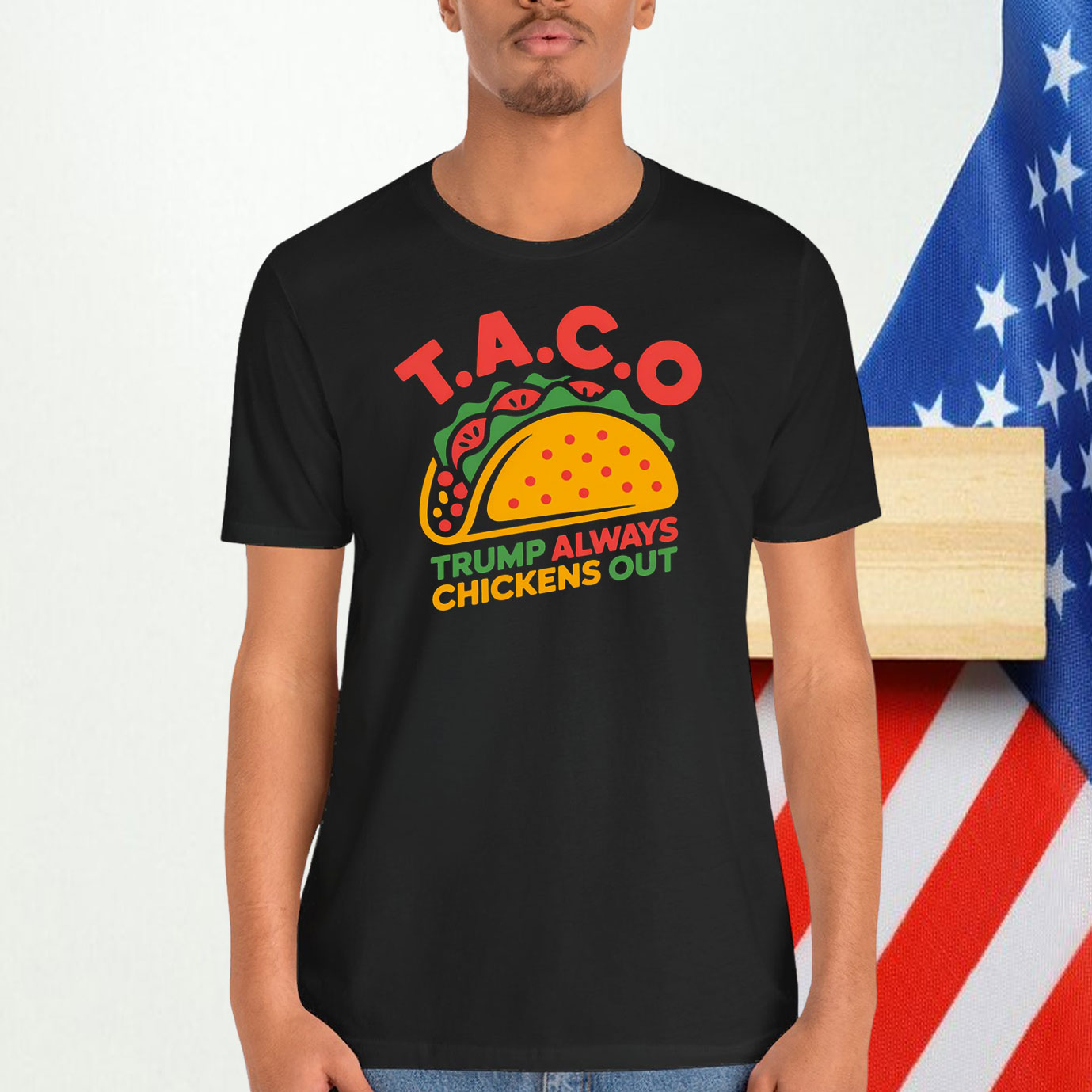 Taco Trump Always Chicken Out Unisex Shirt
