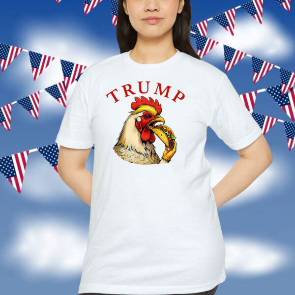 Trump Always Chickens Out Funny Political TACO Shirt