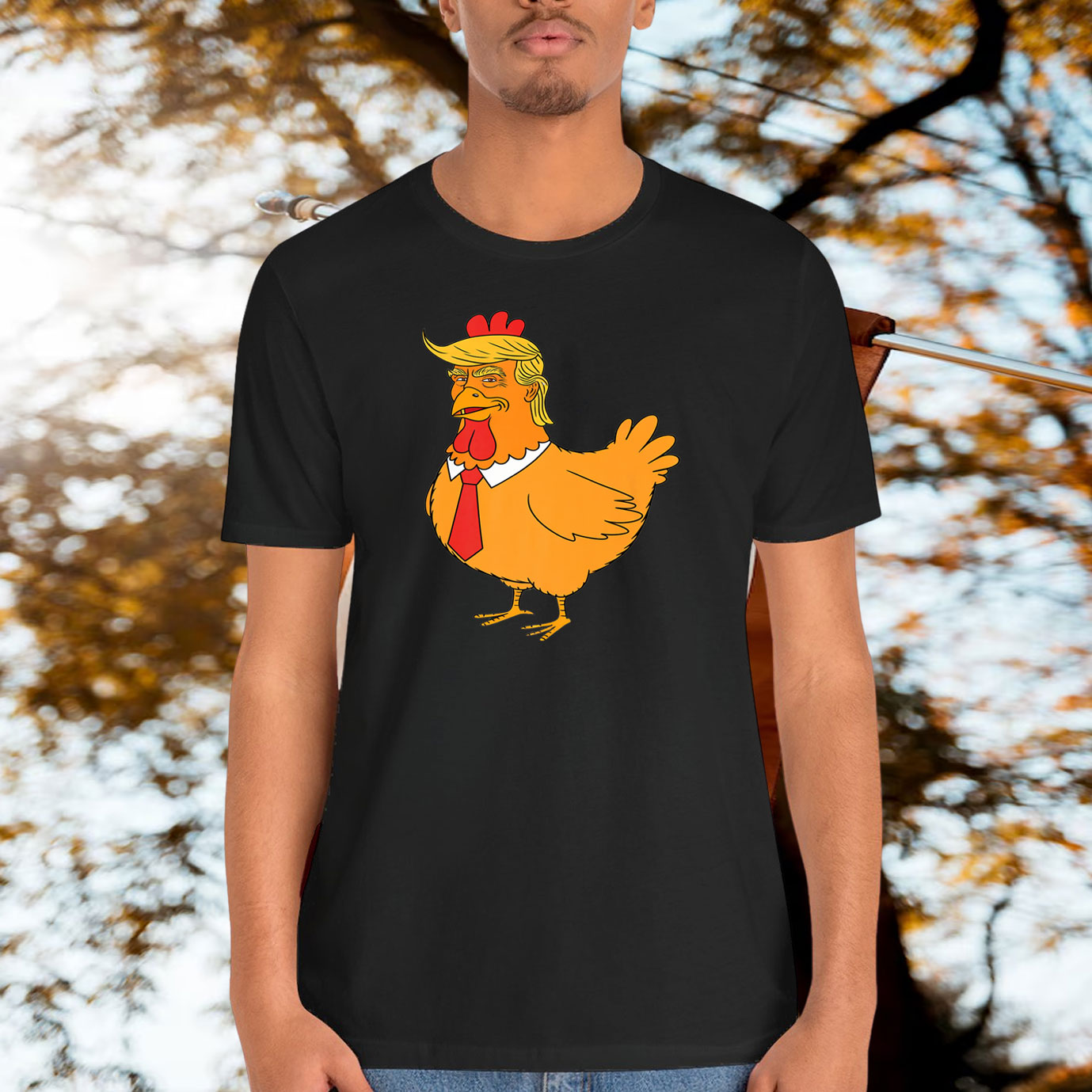 Trump Always Chickens Out Premium Shirt