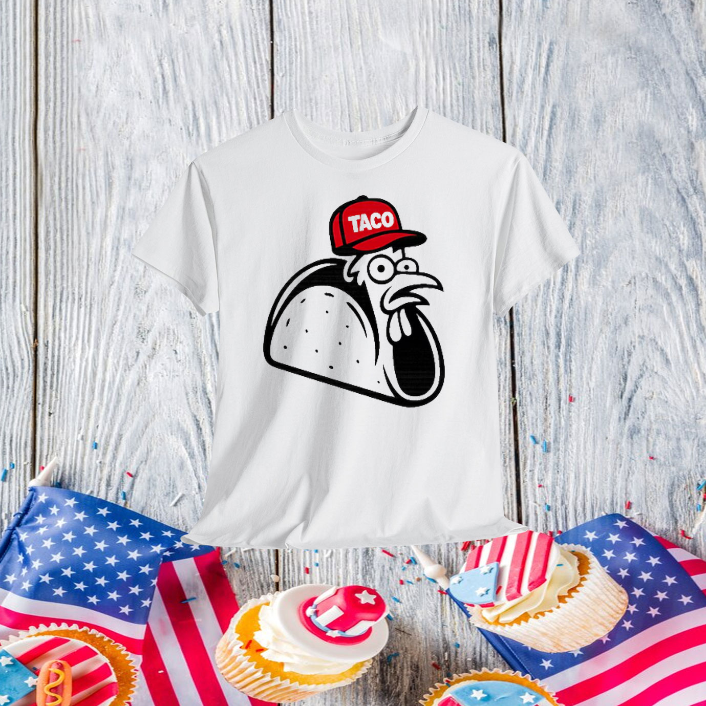 Trump TACO Trump Always Chickens Out Shirt