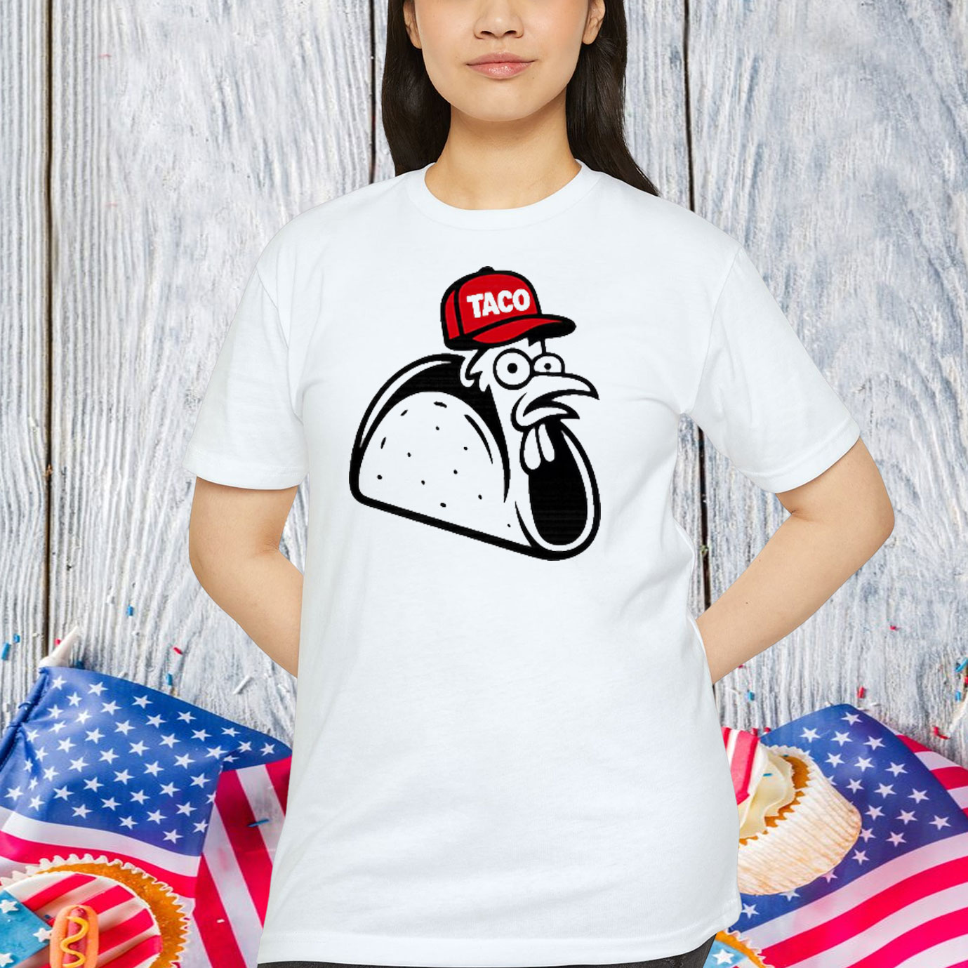 Trump TACO Trump Always Chickens Out Shirt