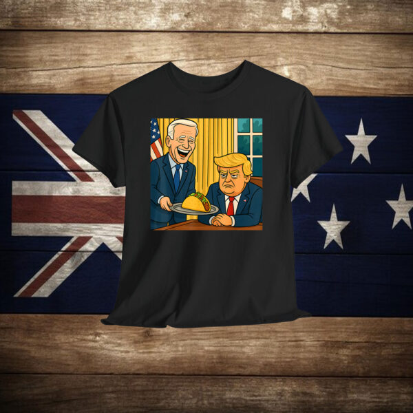 Trumps Always Chickens Out Funny Taco Shirt