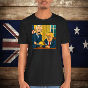 Trumps Always Chickens Out Funny Taco Shirt