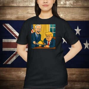 Trumps Always Chickens Out Funny Taco Shirt